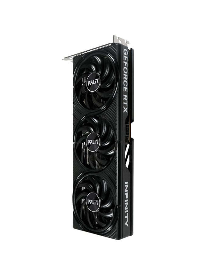 Palit - GeForce RTX 5060 Ti Infinity 3 16GB GDDR7 Graphics Card, Blackwell Architecture, 4608 CUDA Cores, 128-bit, 28 Gbps, PCIe 5.0, HDMI 2.1b, 3x DP 2.1b, 4K@480Hz or 8K@120Hz, AV1 Encode/Decode, DLSS 4, Ray Tracing (4th Gen), VR & SFF Ready, 2-Slot, 180W TDP, 8-Pin Power, Copper Base, Resizable BAR, G-SYNC, NVIDIA Studio & Game Ready Drivers | NE7506T019T1-GB2061S - Image 1