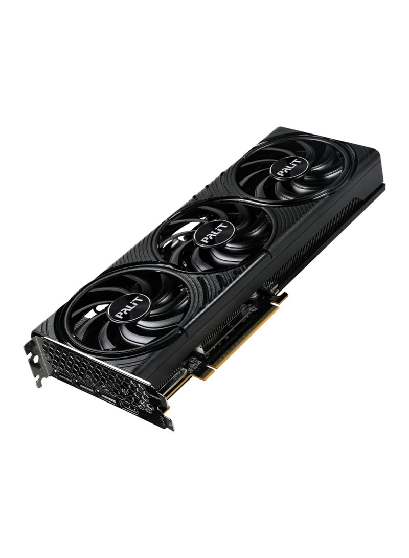 Palit - GeForce RTX 5060 Ti Infinity 3 16GB GDDR7 Graphics Card, Blackwell Architecture, 4608 CUDA Cores, 128-bit, 28 Gbps, PCIe 5.0, HDMI 2.1b, 3x DP 2.1b, 4K@480Hz or 8K@120Hz, AV1 Encode/Decode, DLSS 4, Ray Tracing (4th Gen), VR & SFF Ready, 2-Slot, 180W TDP, 8-Pin Power, Copper Base, Resizable BAR, G-SYNC, NVIDIA Studio & Game Ready Drivers | NE7506T019T1-GB2061S - Image 1