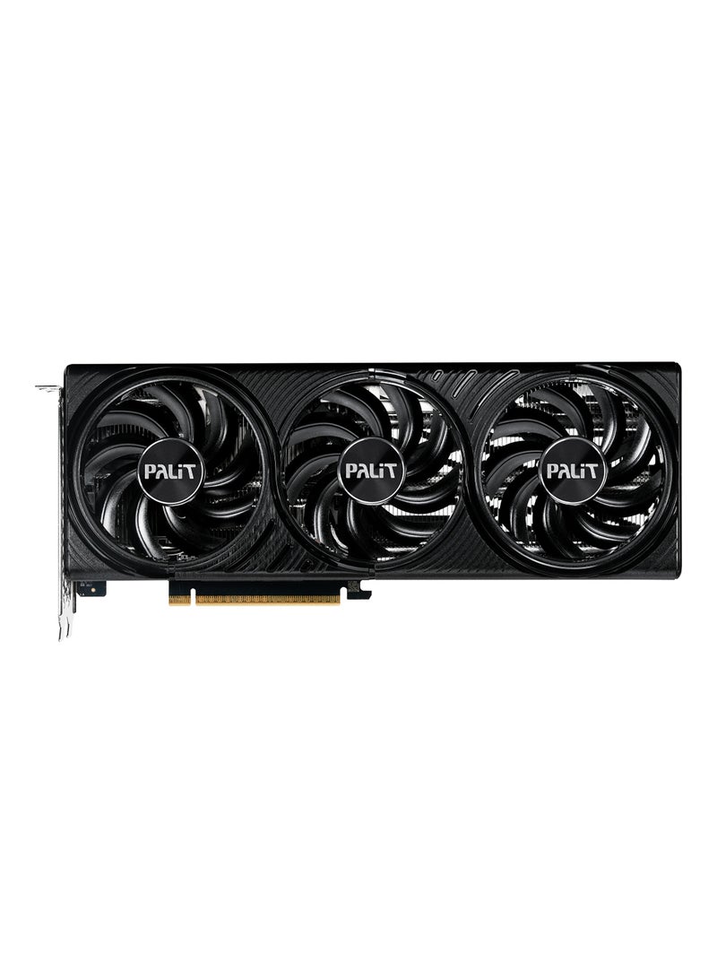 Palit - GeForce RTX 5060 Ti Infinity 3 16GB GDDR7 Graphics Card, Blackwell Architecture, 4608 CUDA Cores, 128-bit, 28 Gbps, PCIe 5.0, HDMI 2.1b, 3x DP 2.1b, 4K@480Hz or 8K@120Hz, AV1 Encode/Decode, DLSS 4, Ray Tracing (4th Gen), VR & SFF Ready, 2-Slot, 180W TDP, 8-Pin Power, Copper Base, Resizable BAR, G-SYNC, NVIDIA Studio & Game Ready Drivers | NE7506T019T1-GB2061S - Image 1