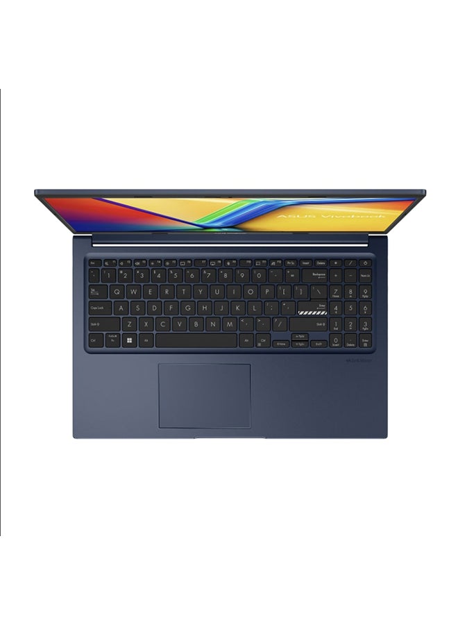 ASUS - VivoBook Laptop With 15.6-Inch Display, Core i5-1335U Processor/8GB RAM/512GB SSD/Intel UHD Graphics/Windows 11 Home Arabic Quiet Blue - Image 1
