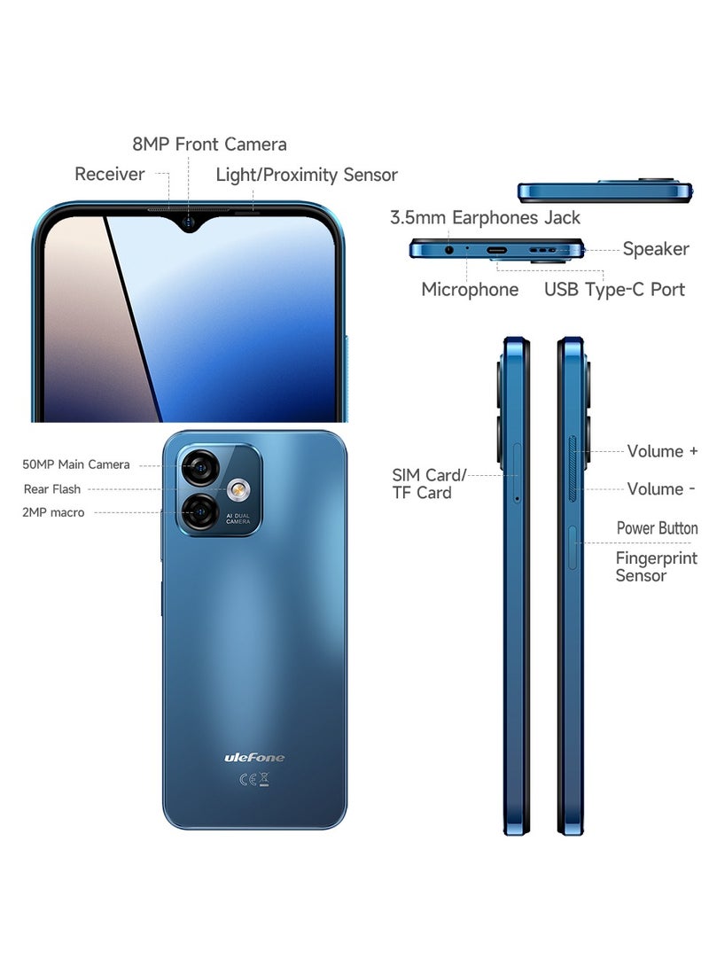 Ulefone Note 16 Pro | 8GB RAM, 128GB ROM | 4400mAh Battery | 50MP Camera | 6.52" HD Display - Image 5