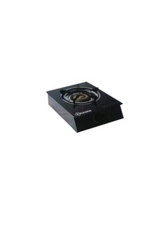 KRAWN SHINEBEST 2-Burner Gas Stove with Auto Ignition – Tempered Glass Top, Whirlwind Burners 4344 Black  - Image 3