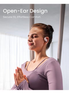 SHOKZ OpenFit Air - Open-Ear Headphones, True Wireless Earbuds, Water Resistant, Secure Earhooks for Daily Use White  - Image 2