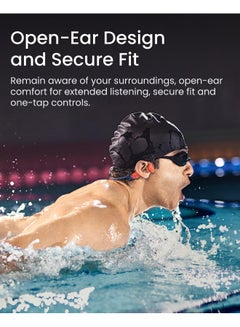 SHOKZ Openswim Pro Bone Conduction Sports Headphones,Ip68 Waterproof Open Ear Wireless Earphones With Bluetooth 5.4, 32Gb Of Mp3 Storage, Noise Canceling Mics, 9H Playtime For Running, Swimming- Red  - Image 3