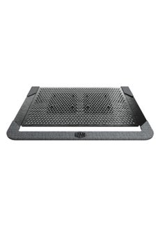كولر ماستر Notepal U2 Plus V2 is an updated notebook cooler of its old version that targets your laptop's heat zones with two moveable cooling fans Black  - Image 1