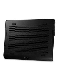 كولر ماستر Notepal A200 Cooling Pad, Dual 140mm Fans, Fan Speed Controller, Up to 16'' Laptops, Black  - Image 1