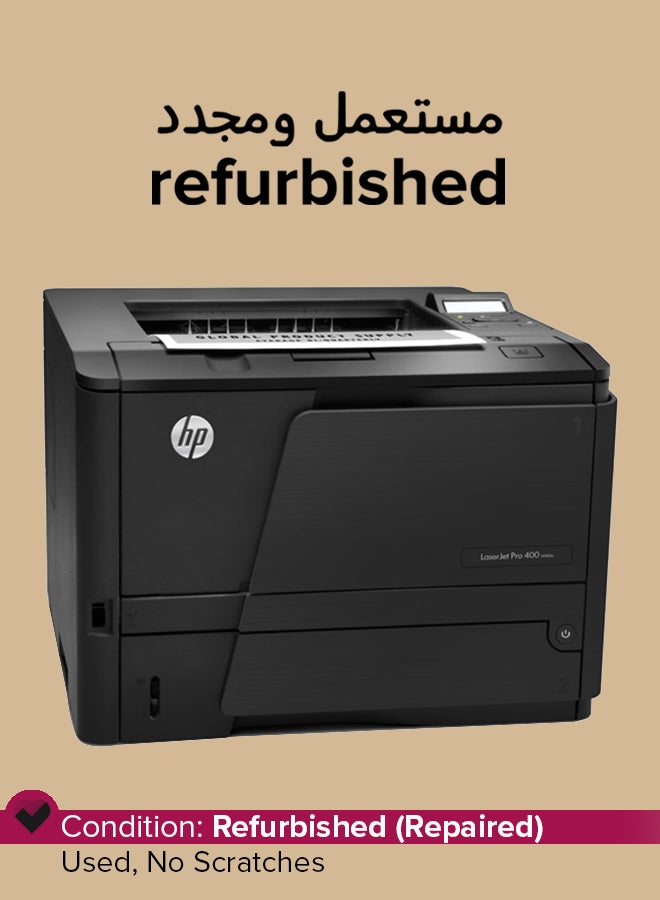 HP Refurbished - LaserJet Pro 400 M401A black  - Image 1