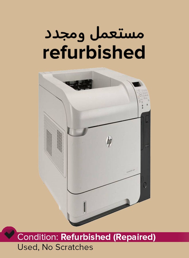 HP Refurbished - LaserJet 600 M601 white  - Image 1