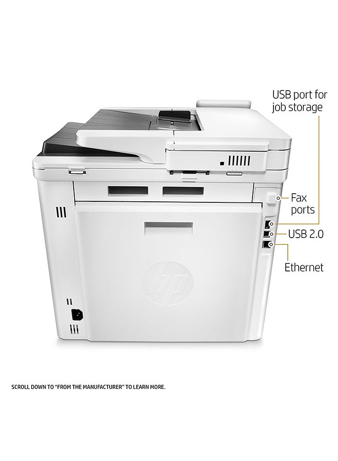 HP Refurbished - Color LaserJet Pro Multifunction Wireless M477fdw Printer-CF379A white - Image 5