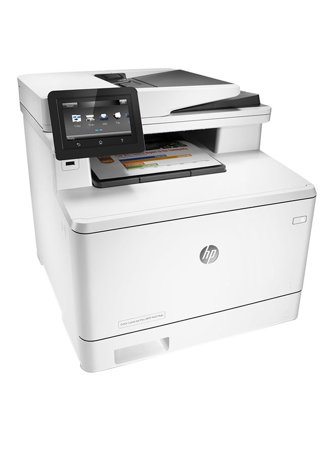 HP Refurbished - Color LaserJet Pro Multifunction Wireless M477fdw Printer-CF379A white - Image 3
