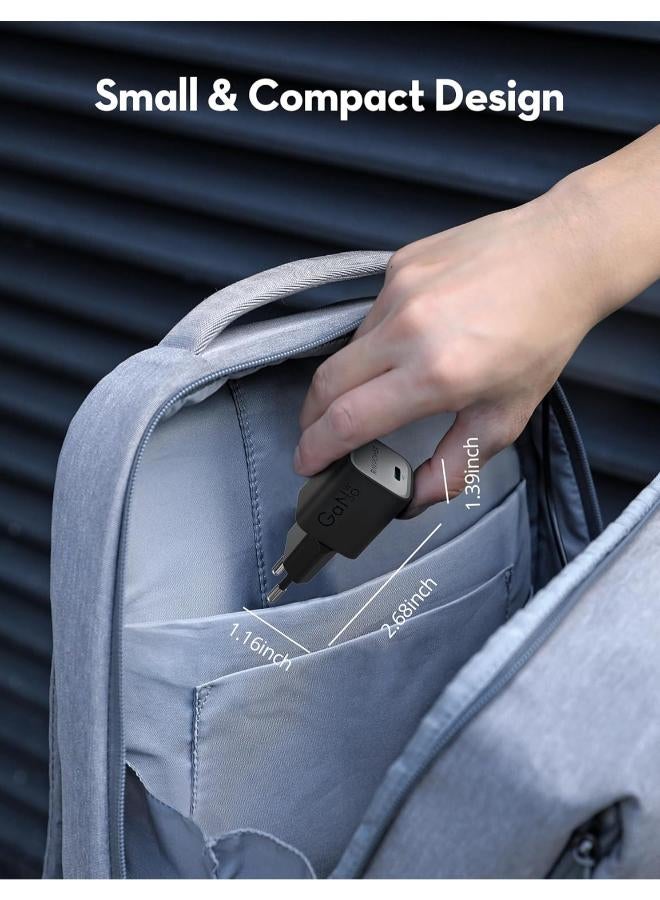 RAVPOWER RP-PC1055 GaN PD 20W USB-C Wall Charger Black - Image 4