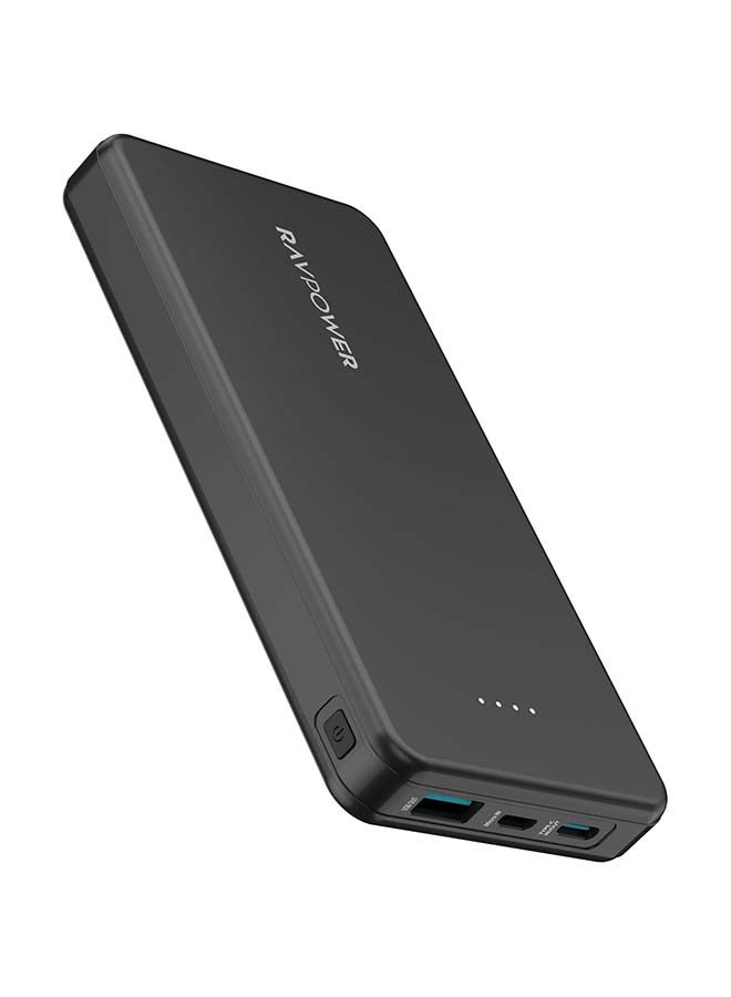 RAVPOWER 10000 mAh RP-PB1215 15W 3-Port Power Bank|18 Months Warranty Black  - Image 1