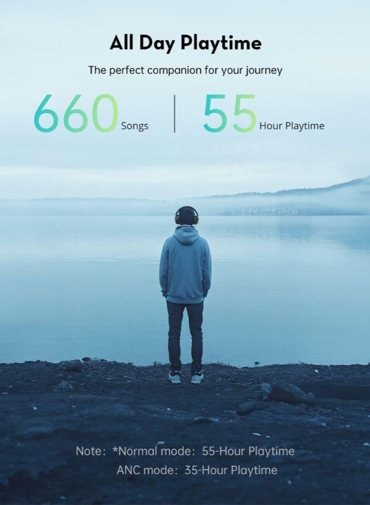 RAVPOWER RP-BH1019 ANC Wireless Quiet Comfort Headphone with Microphone Black - Image 3