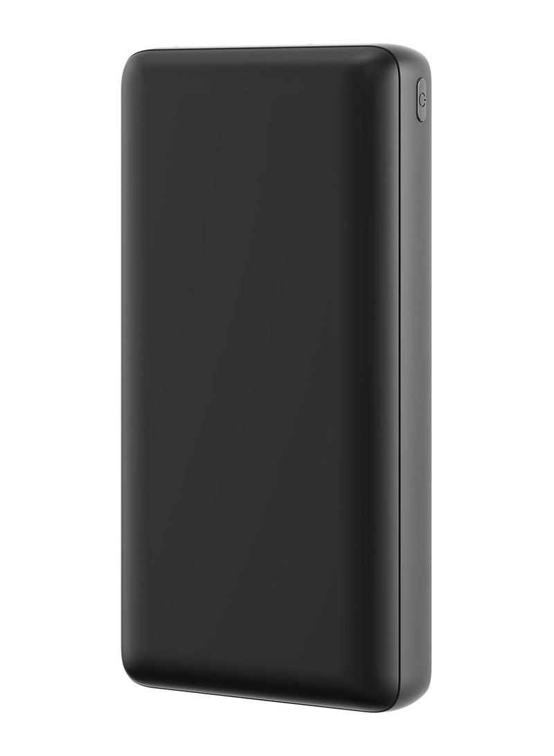 WIWU - 20000 mAh Wi-A20 battery life series mobile power bank 20000mAh 3 ports out put Black - Image 1