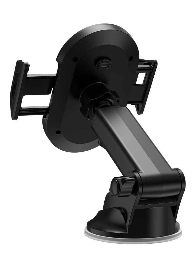 دبليو اي دبليو يو - Mini Car Bracket For Dash Board with Sucker, Lightweight design, 360 degree rotation |18 Months Warranty Black - Image 1