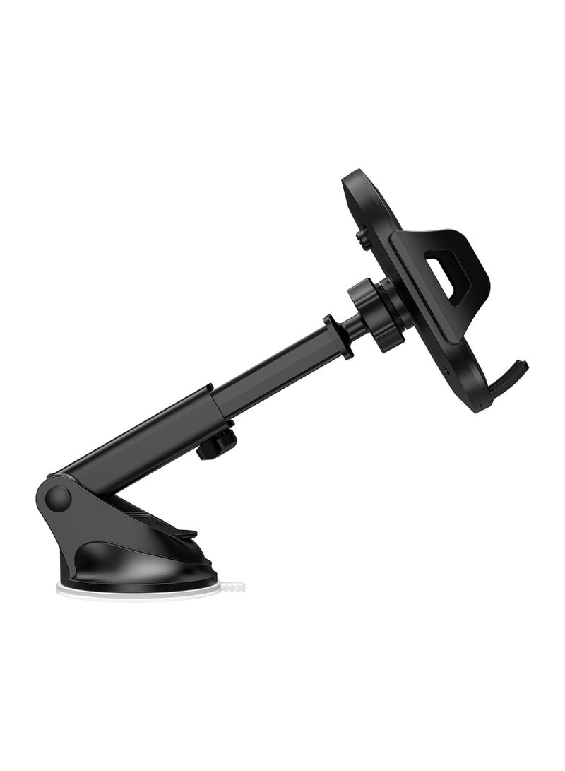 دبليو اي دبليو يو - Mini Car Bracket For Dash Board with Sucker, Lightweight design, 360 degree rotation |18 Months Warranty Black - Image 1