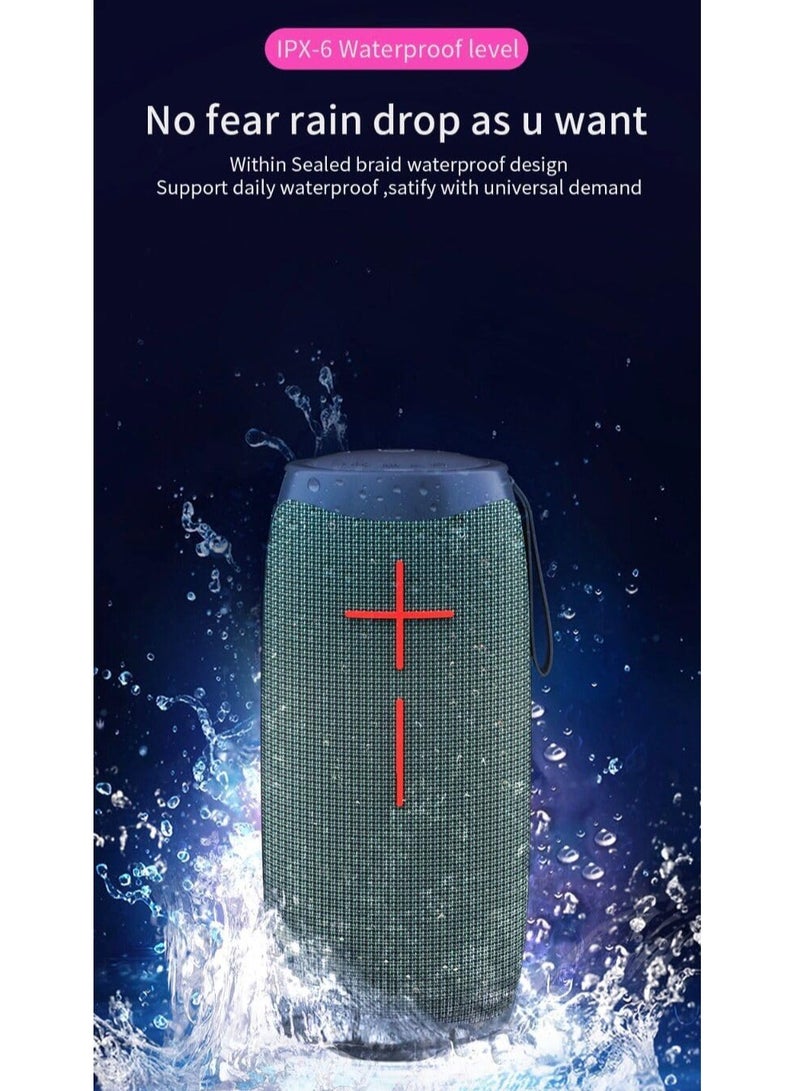 WIWU P40 Thunder Wireless Portable Speaker, deep bass, RGB Dazzle light, Four Models, IPX-6 Waterproof|18 Months Warranty Dark Blue - Image 5