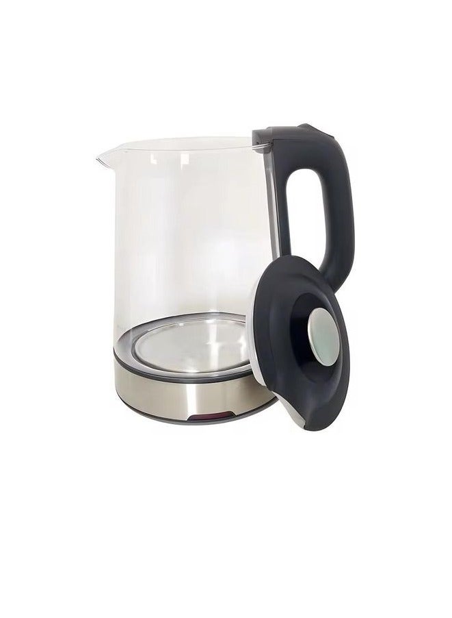 سونفير Glass-Pyrex Kettle/Dry & Overheat Protection/Light Indicator/1.8 L/1500W(SF-2140) 1.8 L 1500 W SF-2140 black - Image 3