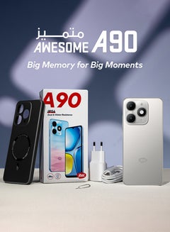 ITEL A90 Dual SIM Space Titanium 3+5GB RAM 64 GB 4G - Middle East Version  - Image 3