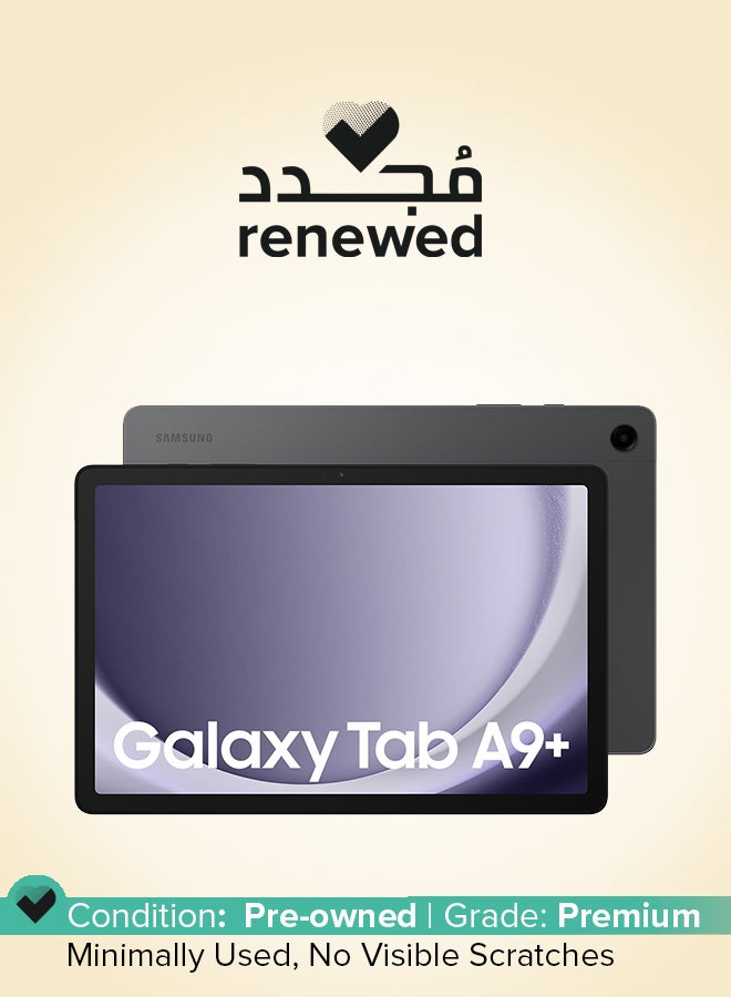 Samsung Renewed - Galaxy Tab A9 Plus Graphite 128GB Wi-Fi - International Version  - Image 1