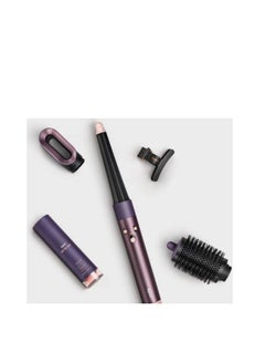 dyson Airwrap i.d.™ Multi-styler And Dryer Straight+Wavy Hair, Advanced Smart Hair Dryer, 1300W Styler, Bluetooth, 3 Heat Settings | HS08 International Version Jasper Plum  - Image 2