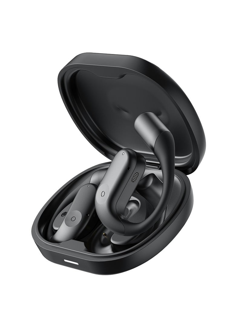 SoundPEATS Dual Mic Noise Cancelling Long Range Open Headphones V5.3 Chatfree for Music Sports Calling Black  - Image 1