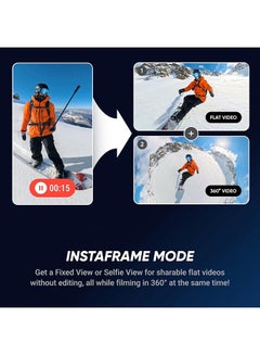 Insta360 X5 - Waterproof 8K 360° Action Camera, Leading Low Light, Invisible Selfie Stick Effect, Rugged and Replaceable Lens, 3-Hour Battery, Built-in Wind Guard, Stabilization, Triple AI Chip Design  - Image 5
