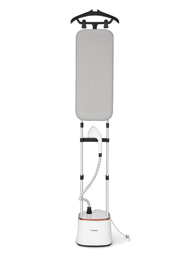 NIKAI All-in-One Garment Steamer  Full-Size Ironing System with Adjustable Multi-Angle Board,  3-Bar Pump, 35g/min Steam, Auto Shut-Off, Horizontal & Vertical Steam 2 L 2000 W NGS892AB White - Image 1
