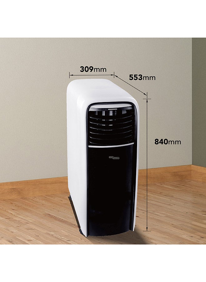 SUPER GENERAL 1 Ton Portable AC, 12,000 btu/h Fan, Dehumidifier, AC, Super Low Noise, 100% Copper Pipes, Water Self-evaporation,  Rotary Compressor, R410a Gas SGP124T3 White - Image 4