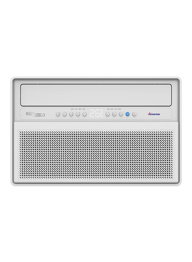SUPER GENERAL 1.5 Ton Window AC, Inverter Compressor 18000Btu/h, R410a Gas SGA18i White 