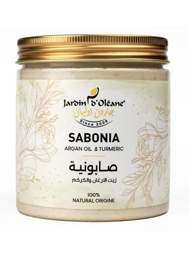 جاردن دي أوليان - Sabonia Argan Oil And Turmeric  100% Natural Origine 450grams - Image 1