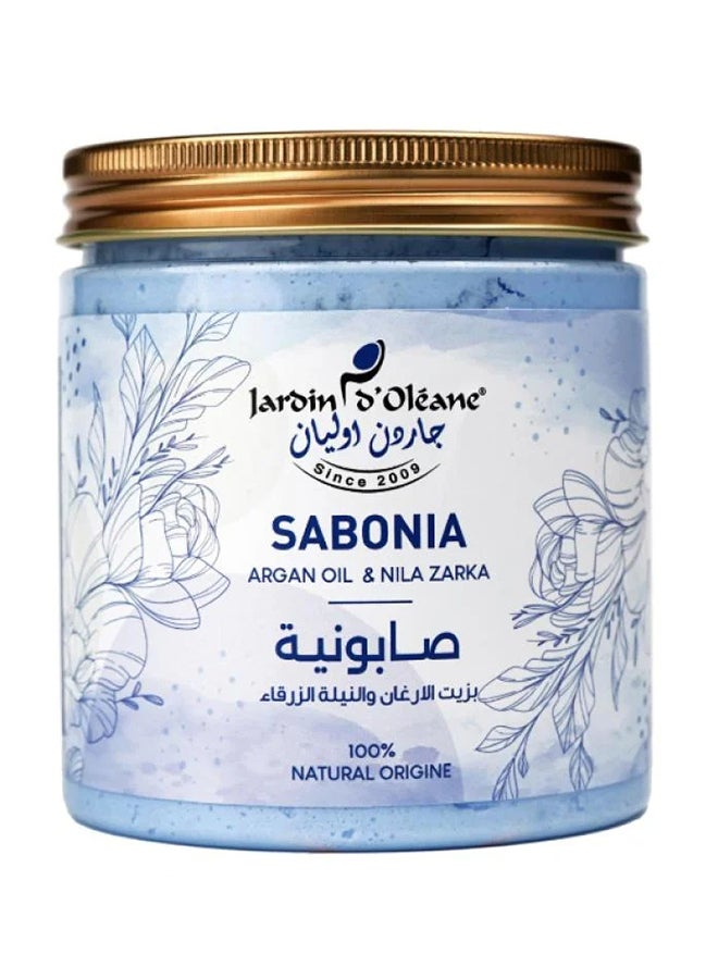 جاردن دي أوليان صابون مع زيت الأركان ونيلة زرقاء 100% طبيعي الأصل
