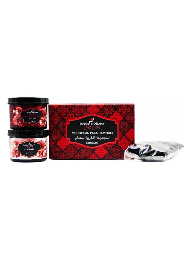 JARDIN D OLEANE Moroccan Pack Hammam Aker Fassi 180grams - Image 1