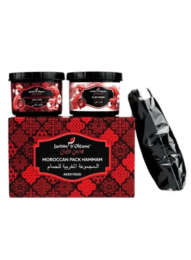 JARDIN D OLEANE Moroccan Pack Hammam Aker Fassi 180grams - Image 2