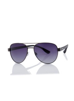لي كوبر Polarized Sunglasses Gun Frame Gradient Grey Mirror Lens 60mm  - LC1201C01  - Image 2