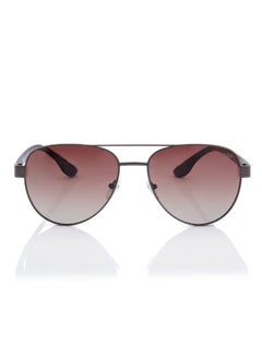 لي كوبر Polarized Sunglasses Gun Frame Gradient Brown Mirror Lens 60mm  - LC1201C03  - Image 1