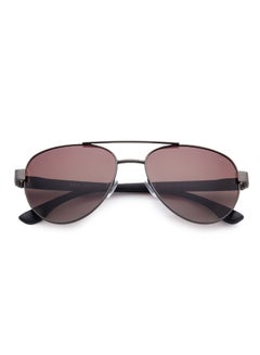 لي كوبر Polarized Sunglasses Gun Frame Gradient Brown Mirror Lens 60mm  - LC1201C03  - Image 5