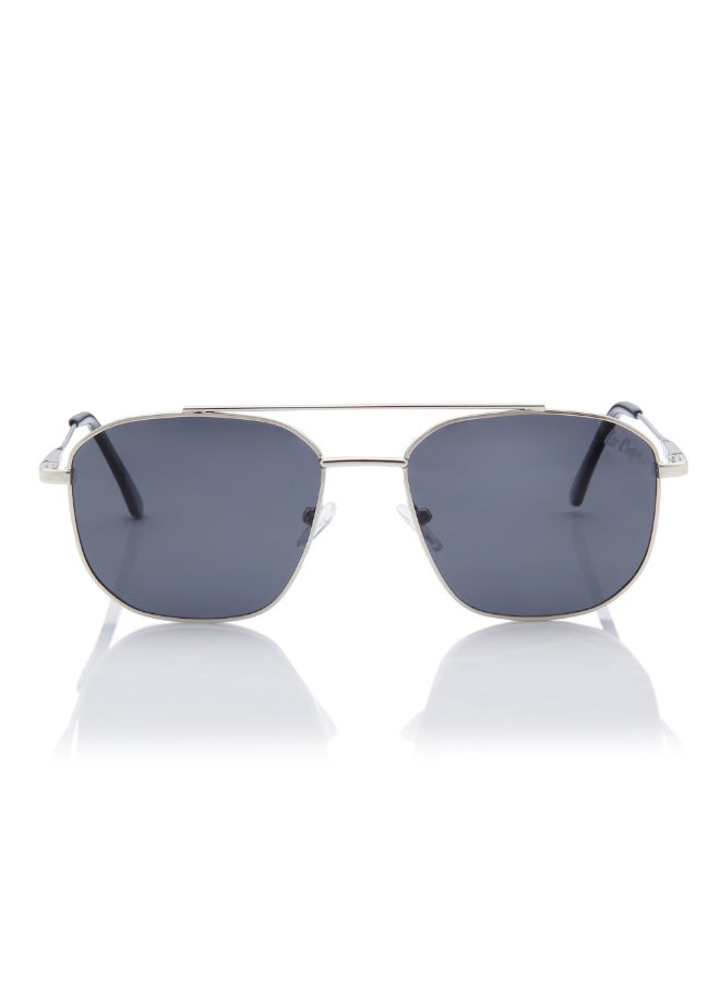 لي كوبر Polarized Sunglasses Silver Frame Grey Mirror Lens 54mm  - LC1204C02  - Image 1