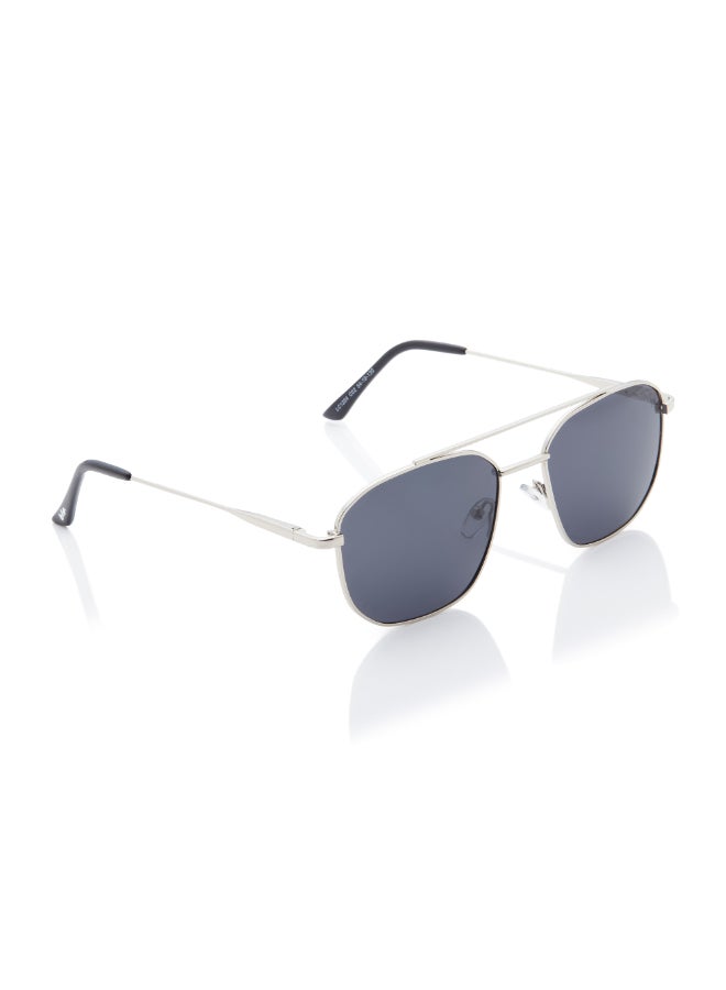 لي كوبر Polarized Sunglasses Silver Frame Grey Mirror Lens 54mm  - LC1204C02  - Image 5