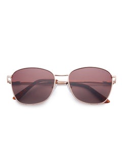 لي كوبر Women's Polarized Sunglasses Gold Frame Gradient Brown Mirror Lens 55mm  - LC1207C01  - Image 5