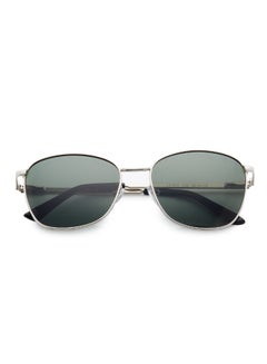لي كوبر Women's Polarized Sunglasses Silver Frame G15 Mirror Lens 55mm  - LC1207C02  - Image 5