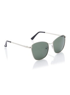 لي كوبر Women's Polarized Sunglasses Silver Frame G15 Mirror Lens 55mm  - LC1207C02  - Image 4