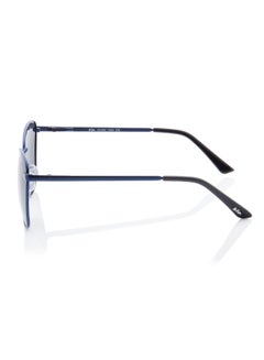 لي كوبر Women's Polarized Sunglasses Dark Blue Frame Grey Mirror Lens 55mm  - LC1207C03  - Image 3