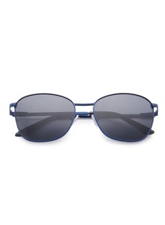 لي كوبر Women's Polarized Sunglasses Dark Blue Frame Grey Mirror Lens 55mm  - LC1207C03  - Image 4