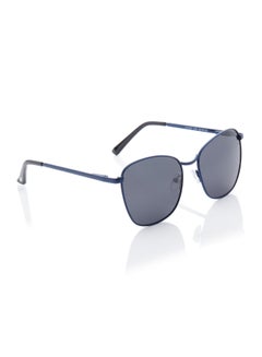 لي كوبر Women's Polarized Sunglasses Dark Blue Frame Grey Mirror Lens 55mm  - LC1207C03  - Image 5