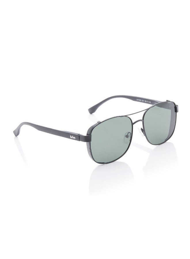 لي كوبر نظارات شمسية قطبية بإطار أسود غير لامع وعدسة مرآة G15 بحجم 59 مم - LC1209C01 - Image 4