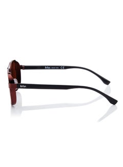 لي كوبر Polarized Sunglasses Matte Dark Red Frame Brown Mirror Lens 59mm  - LC1209C02  - Image 3