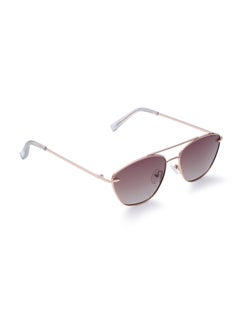 لي كوبر Women's Polarized Sunglasses Rosegold Frame Gradient Brown Mirror Lens 56mm  - LC1210C02  - Image 4