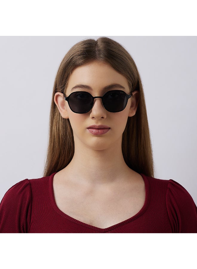 لي كوبر - Polarized Sunglasses Matte Black Frame Grey Mirror Lens 51mm  - LC1211C01 - Image 1