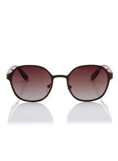 لي كوبر Polarized Sunglasses Matte Brown Frame Gradient Brown Mirror Lens 51mm  - LC1211C02  - Image 1